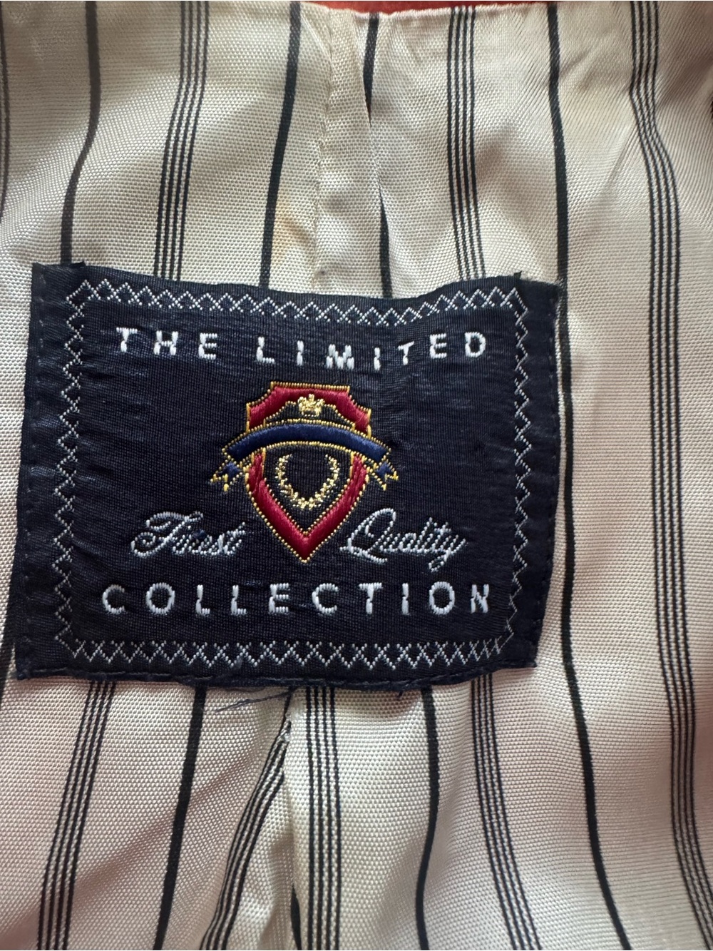 vintage 1990s wool blend blazer  "Finest Quality Collection" by The Limited Sz L - Picture 8 of 8
